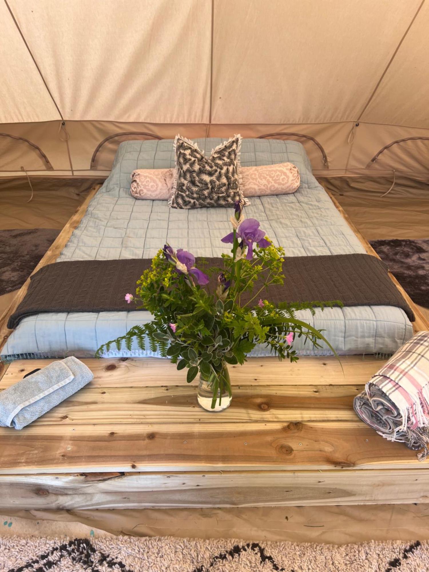 Bluebell Tent At Ballyward Croft Ardkeen Exterior photo